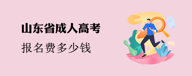 山东省成人高考报名费
