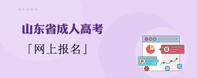 山东省成人高考网上报名